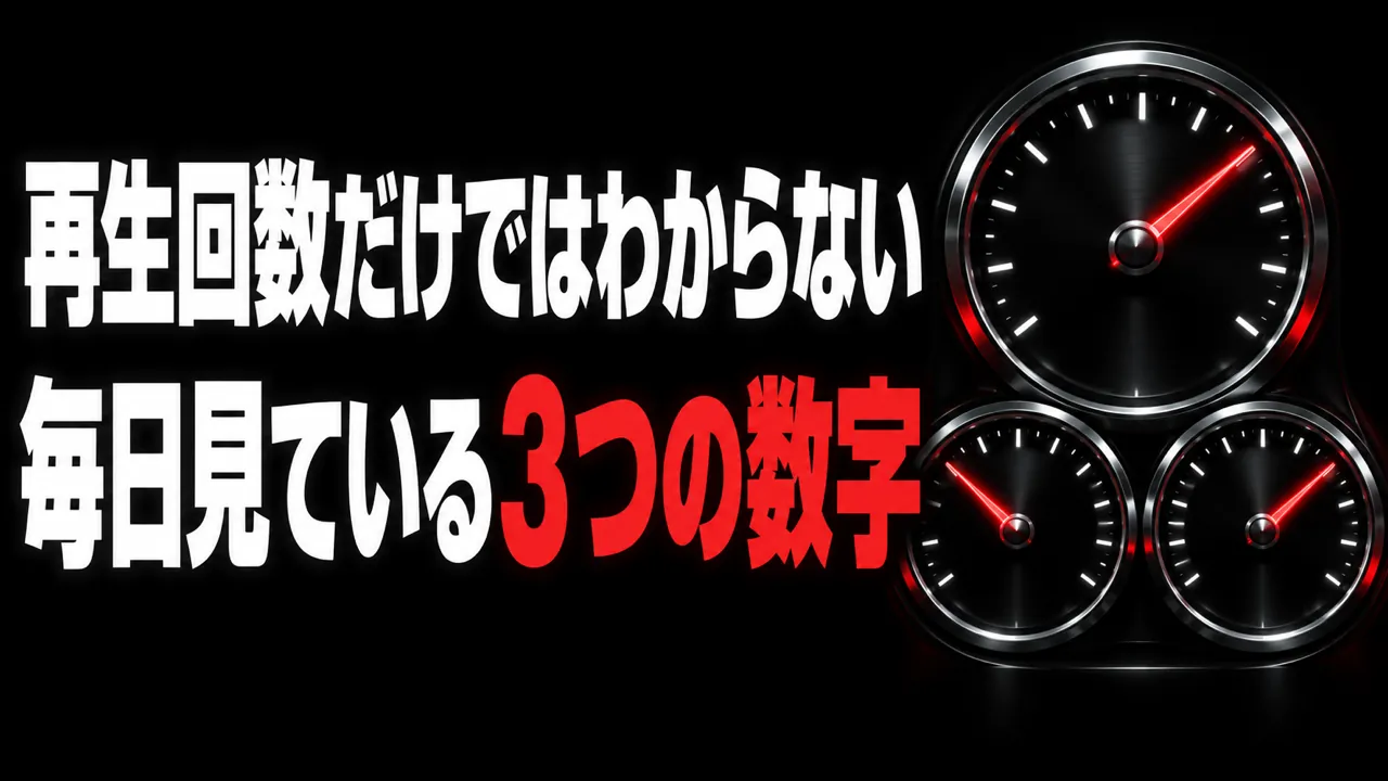 再生回数だけでは、YouTubeの成否はわかりません — 運用会社が毎日見ている3つの数字