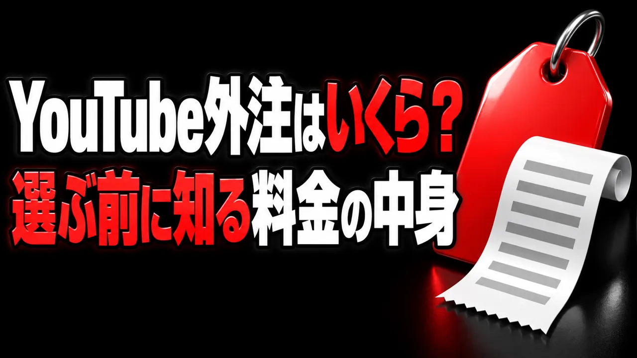 YouTube外注の費用は、結局いくら？ —「高い・安い」で選ぶ前に知っておきたい、料金の中身