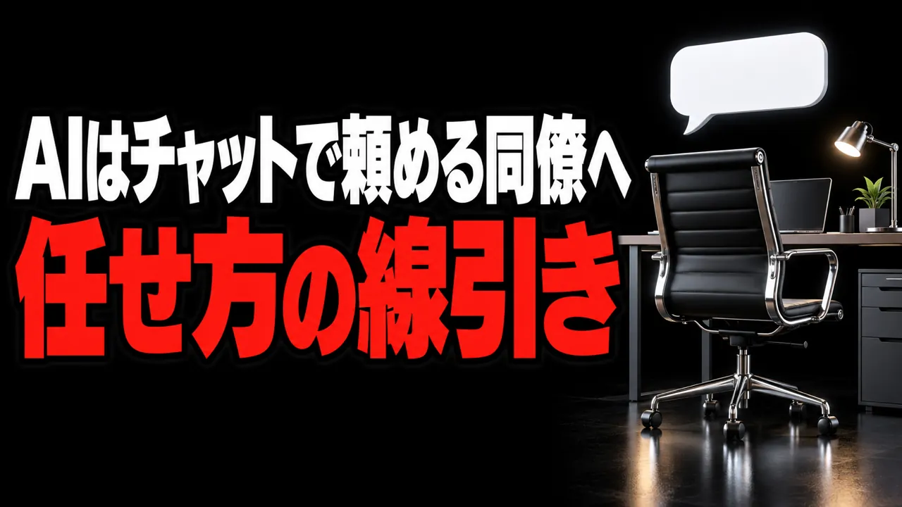AIは『開いて使うソフト』から『チャットで頼める同僚』へ — 社内チャットにAIを迎えて分かった、任せ方の線引き