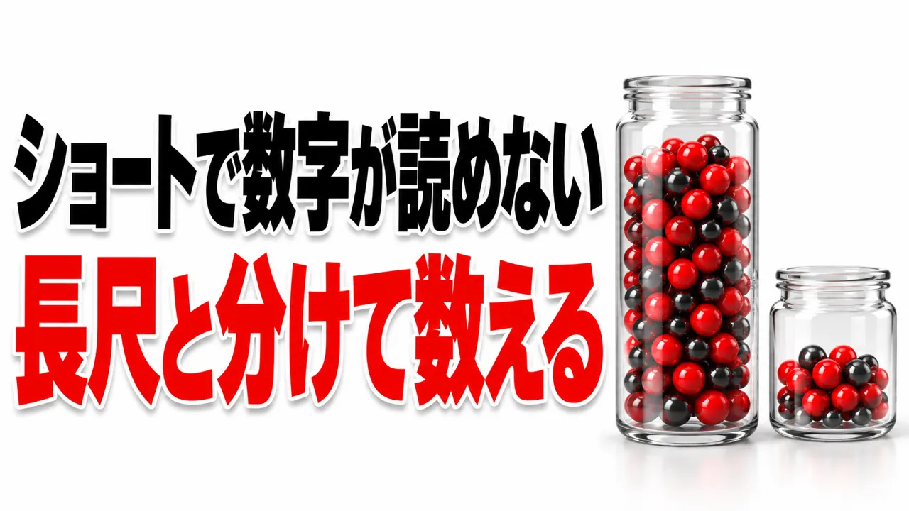 YouTubeショートを始めたら数字が読めない——長尺と分けて数える
